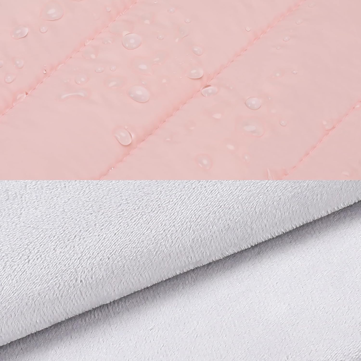 Back. mosiso - Puffy Laptop Sleeve 13-13.3 inch for MacBook Air 13 13.6 M4 M3 M2 M1/Pro 13/Pro 14, HP Dell ASUS Lenovo - Pink.