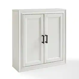 Crosley Furniture - Tara Wall Mounted Storage Cabinet - White