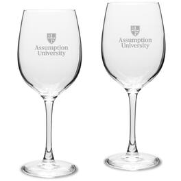 Jardine - Assumption Greyhounds 16oz. 2-Piece Traditional White Wine Glass Set - Multicolor