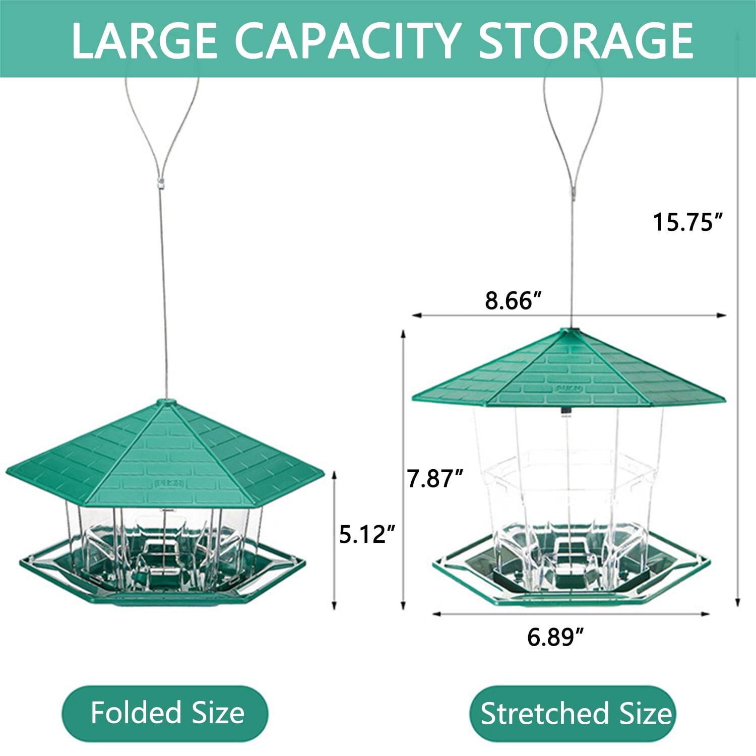 LARGE CAPACITY STORAGE

Folded Size
- Height: 5.12"
- Width: 7.87"

Stretched Size
- Height: 15.75"
- Width: 8.66"
- Depth: 6.89"