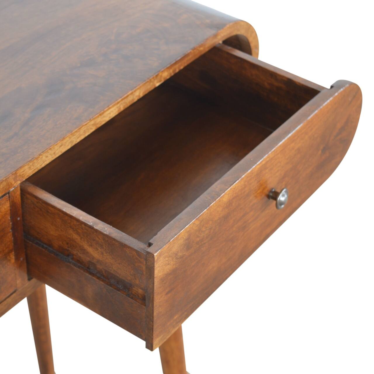 Alt View 1. Artisan Furniture - Chestnut London Console Table - Dark Brown.
