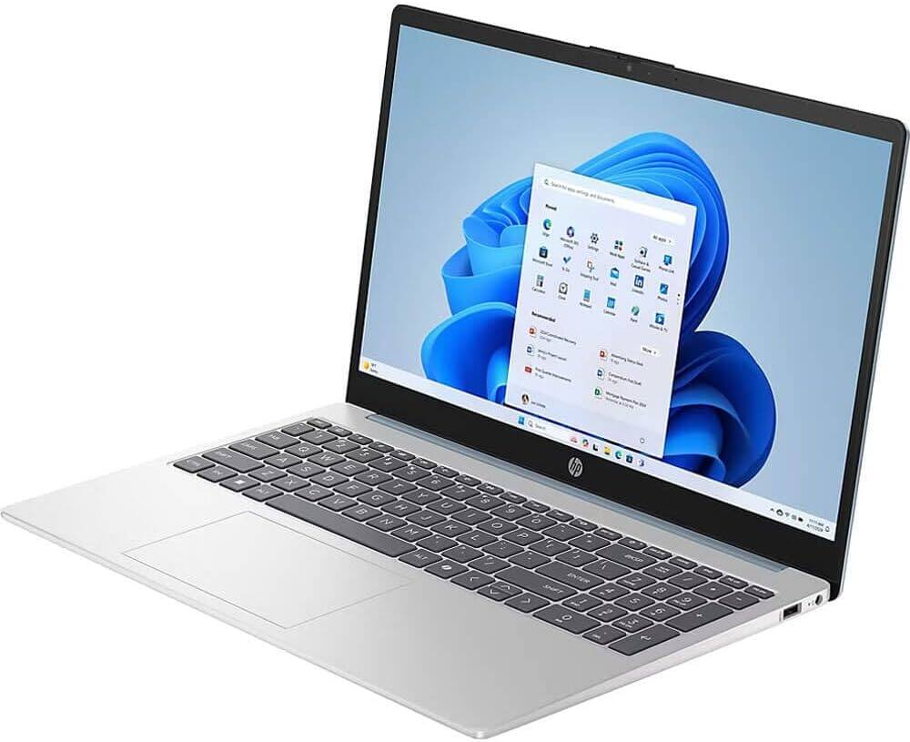 Alt View 2. HP - 15-fd0883nr 15.6" Touchscreen Intel Core i3-N305 1.80 GHz 8 GB DDR4 256 GB SSD Intel UHD Graphics Windows 11 Home Laptop - Blue.