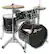 Angle Standard. Yamaha - Rogers Prospector 4-Piece Drum Kit - Black.