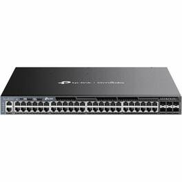 TP-Link - Omada Omada 48-Port Gigabit Stackable L3 Managed PoE+ Switch with 6 10G Slots - 48 Ports - Manageable - Gigabit - Unknown