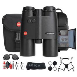 Leica - Geovid R SE 10x42 Compact Rangefinder Binocular + Sling Backpack - Bundle