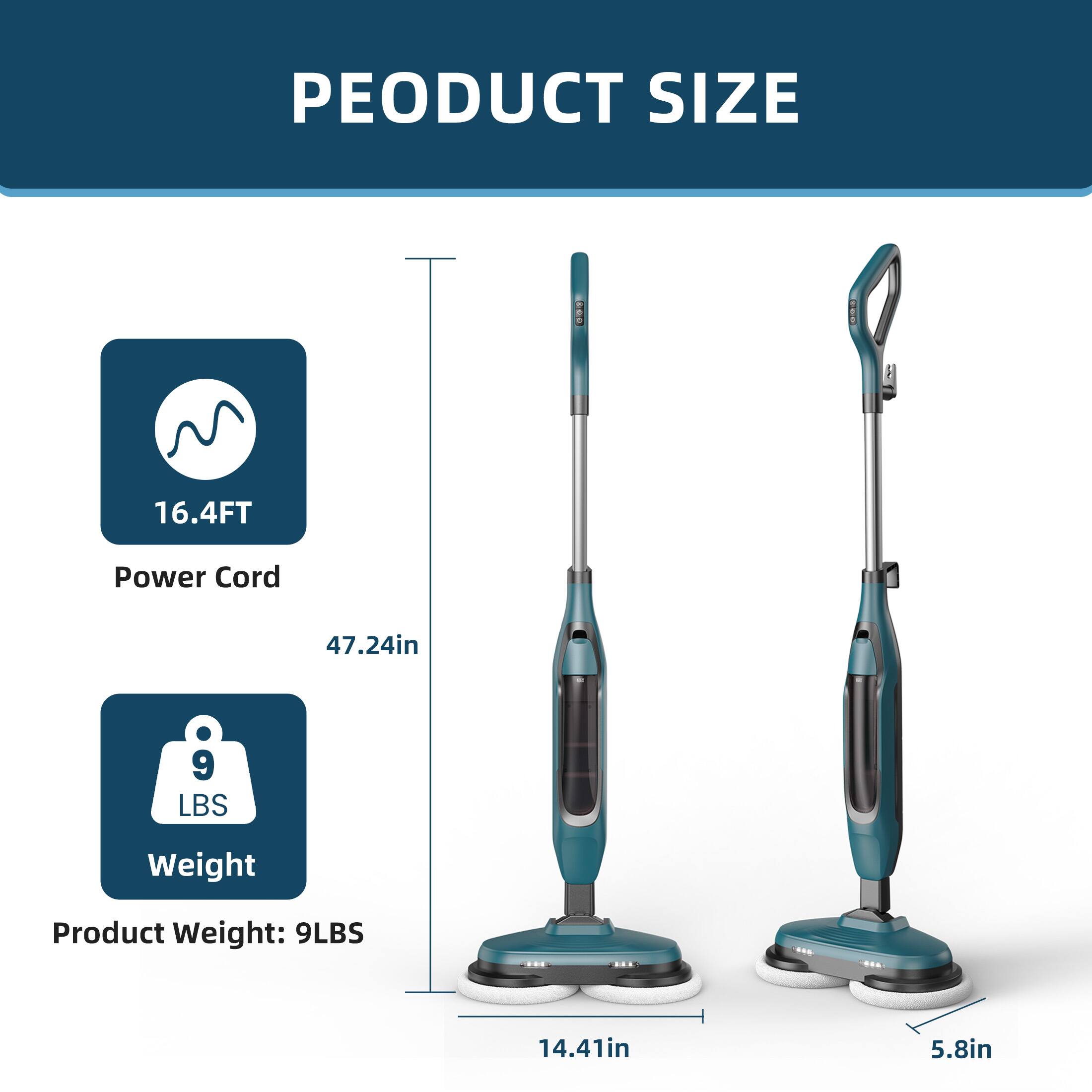 PRODUCT SIZE

- Power Cord: 16.4FT
- Height: 47.24in
- Product Weight: 9LBS
- Width: 14.41in
- Depth: 5.8in