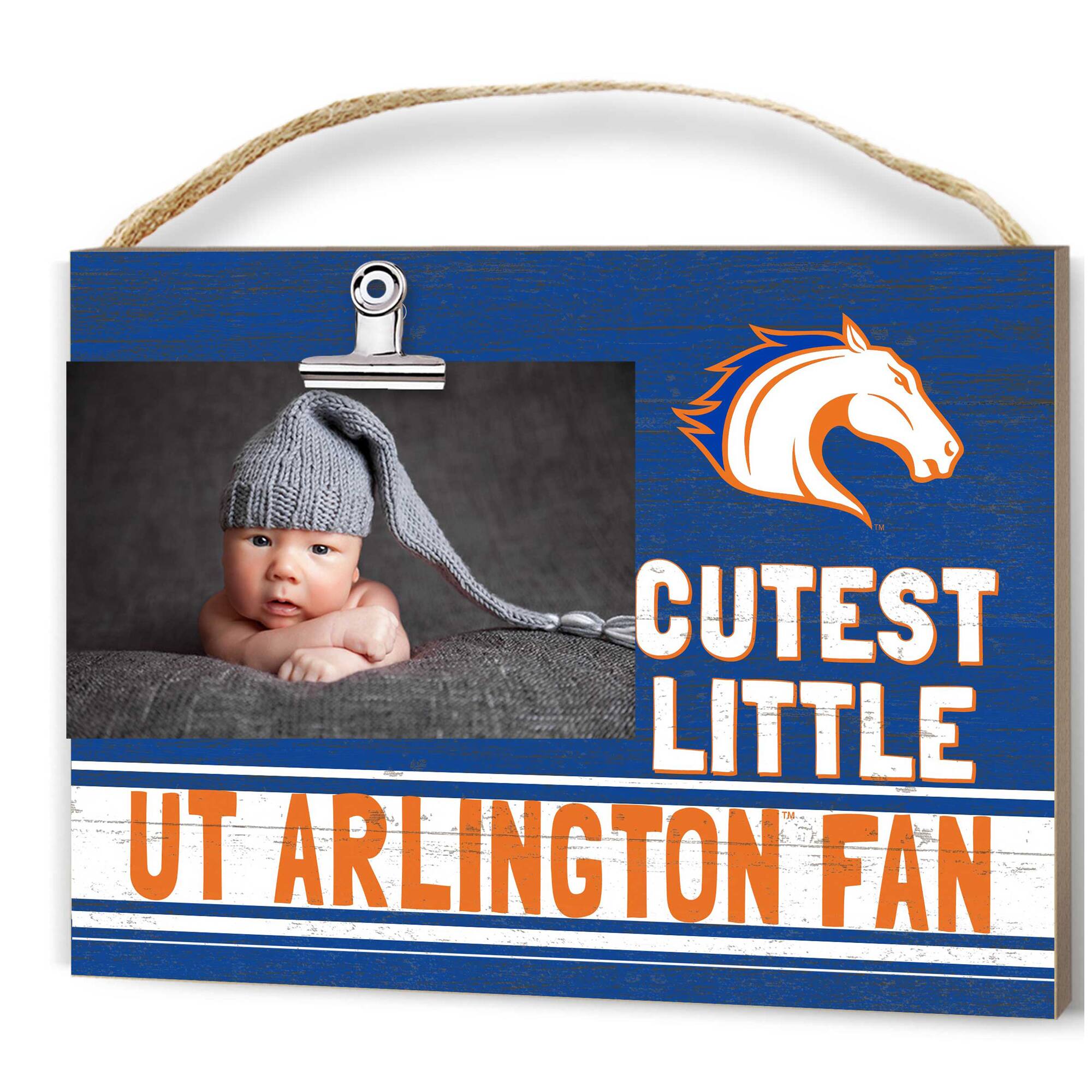 UT Arlington Mavericks 8'' x 10'' Cutest Little Fan Team Logo Clip Photo Frame