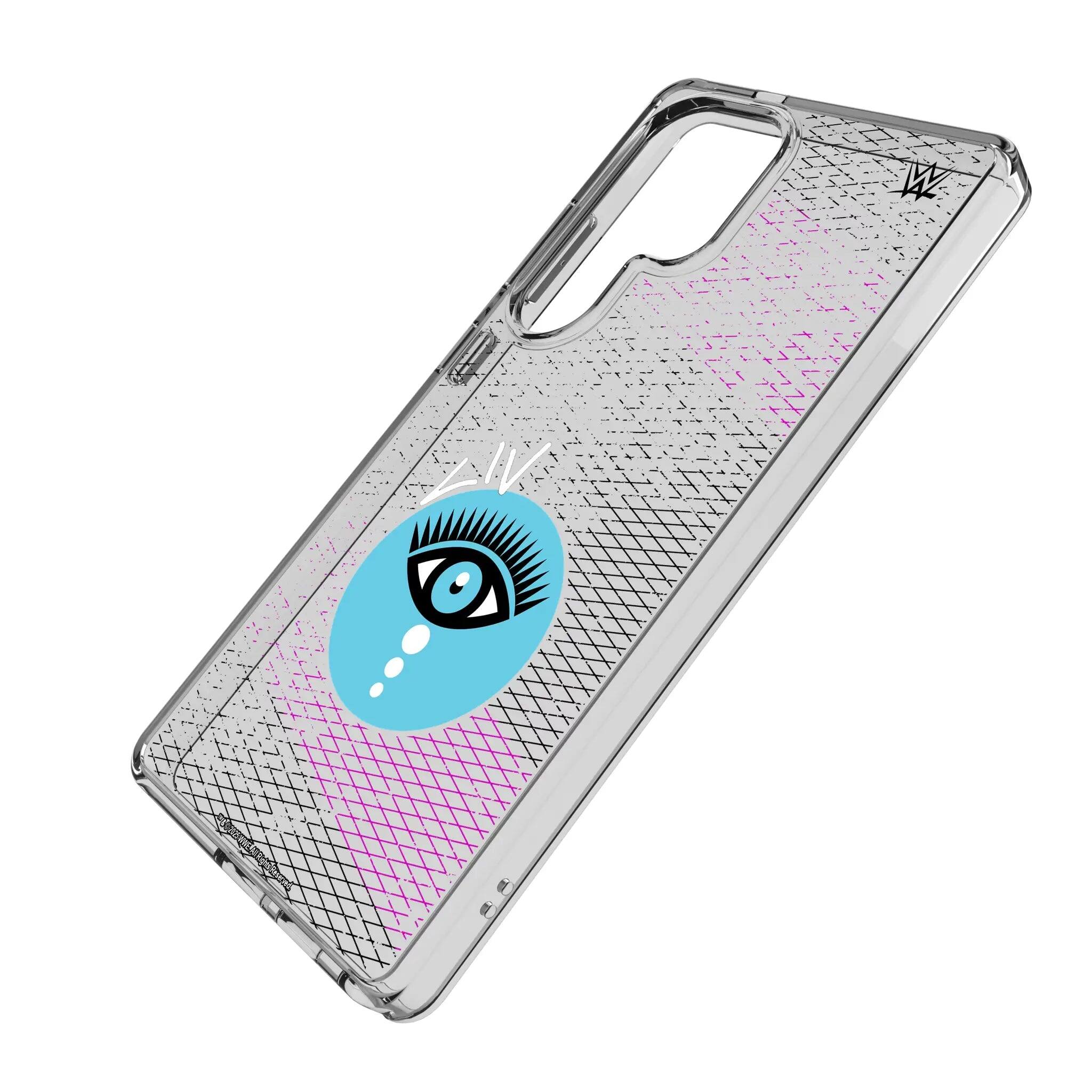 Angle. Keyscaper - WWE Steel Clear Phone Case - Samsung Galaxy S21+ 5G - Liv Morgan.