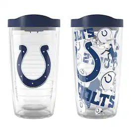 Tervis - Indianapolis Colts Two-Pack 16oz. Allover Classic Tumbler Set - Multicolor