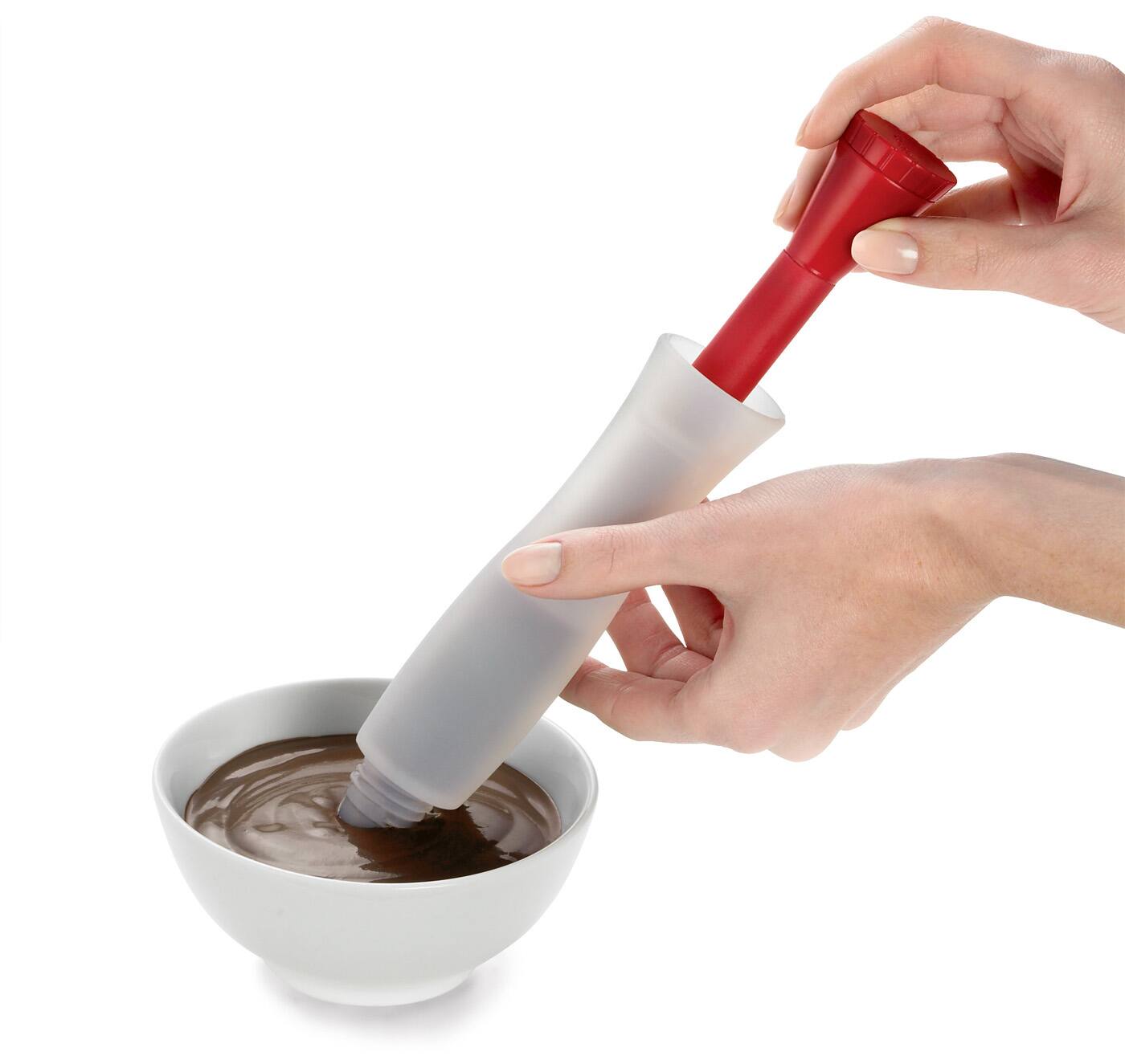 Alt View 2. Cuisipro - Deluxe Decorating Pen Cookie And Cupcake Baking Food Frosting Pen - Red.