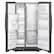 Angle. Whirlpool - 36 in. Wide 25 cu. ft. Side-by-Side Refrigerator - Black.