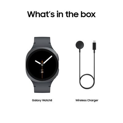 Samsung Galaxy Watch8 Aluminum Smartwatch 40mm BT Graphite (2025 Samsung Galaxy Watch8 Aluminum Smartwatch 40mm BT Graphite (2025