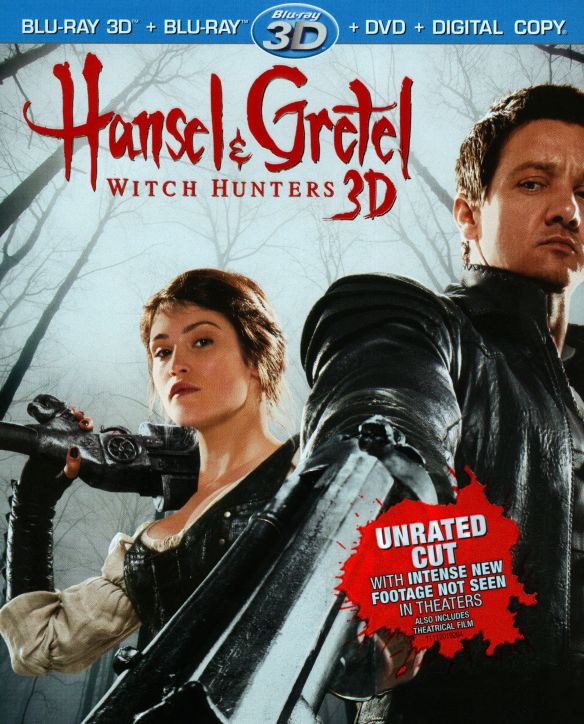  Hansel &amp; Gretel: Witch Hunters [3 Discs] [Includes Digital Copy] [3D] [Blu-ray/DVD] [Blu-ray/Blu-ray 3D/DVD] [2013]