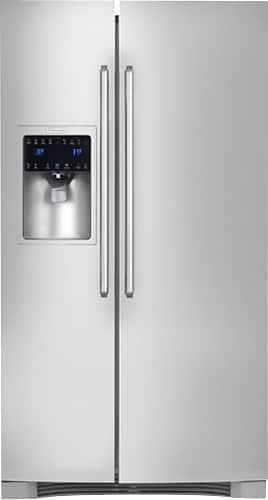  Electrolux - 22.7 Cu. Ft. Counter-Depth Side-By-Side Refrigerator - Stainless steel