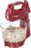Angle. Hamilton Beach - Power Deluxe 6-Speed Stand Mixer - Red.