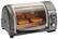Angle. Hamilton Beach - Easy Reach 4-Slice Toaster Oven - Metal.