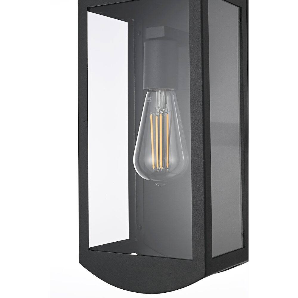 Alt View 2. Elegant Lighting - Miles 6 Inch Outdoor Wall Sconce In Black - Black.