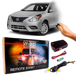 MPC - OEM Remote Activated Remote Start Kit For 2014-2019 Nissan Versa Note - Black