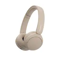Front. Sony - WH-CH520 Wireless Headphone with Microphone - Cappuccino.
