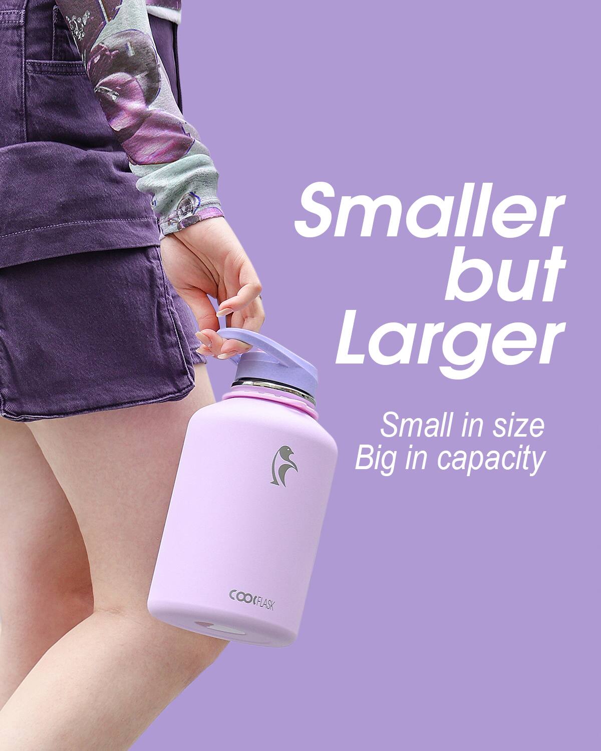 Smaller but Larger  
Small in size  
Big in capacity  

COOCFLASK