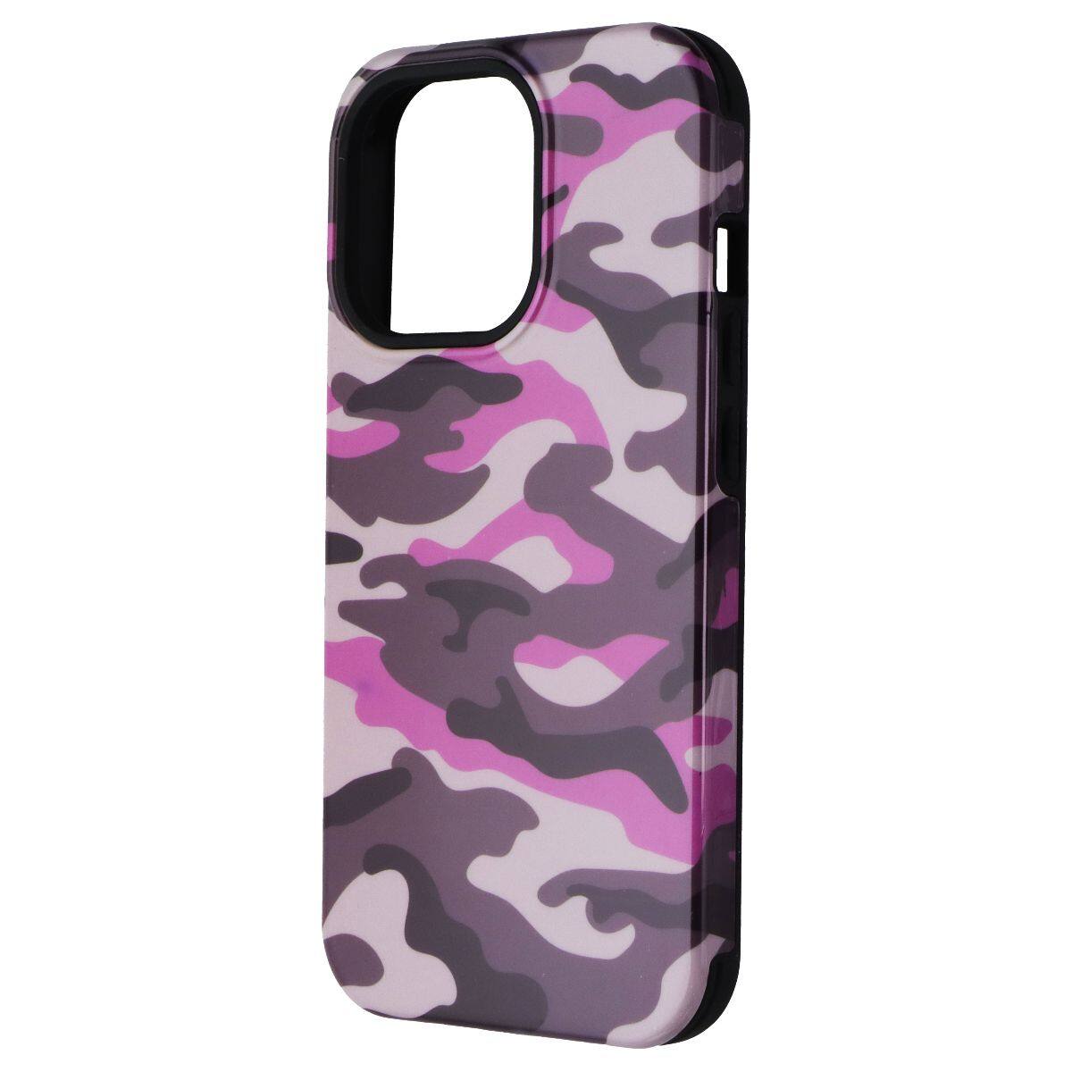 Front. Mybat Pro - MyBat Pro Fuse Series Case for Apple iPhone 13 Pro - Pink Camo - Multicolor.