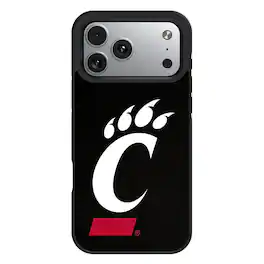 Keyscaper - NCAA - Cincinnati Bearcats Bump Case with 8.2ft Drop Protection - 16 Pro - Multicolor