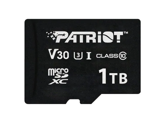 PATRIOT™
V30
U3 I
CLASS 10
Micro SDXC
1TB