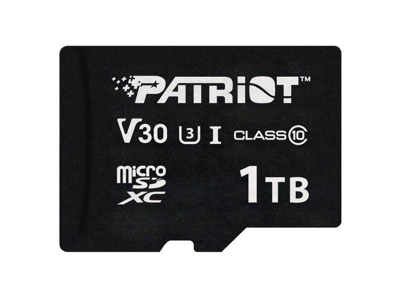 PATRIOT™  
V30  
U3 I  
CLASS 10  
Micro SDXC  
1TB