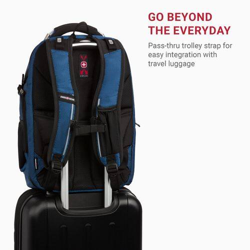 SwissGear 5358 USB ScanSmart Laptop Backpack 5358342418 Black/Blue