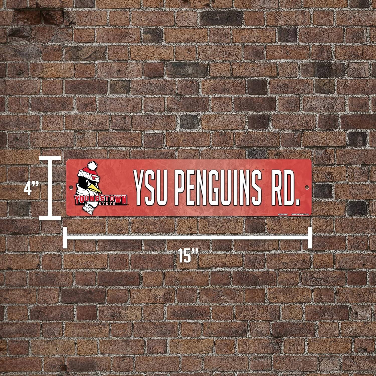 4" I YSU PENGUINS RD. 15"