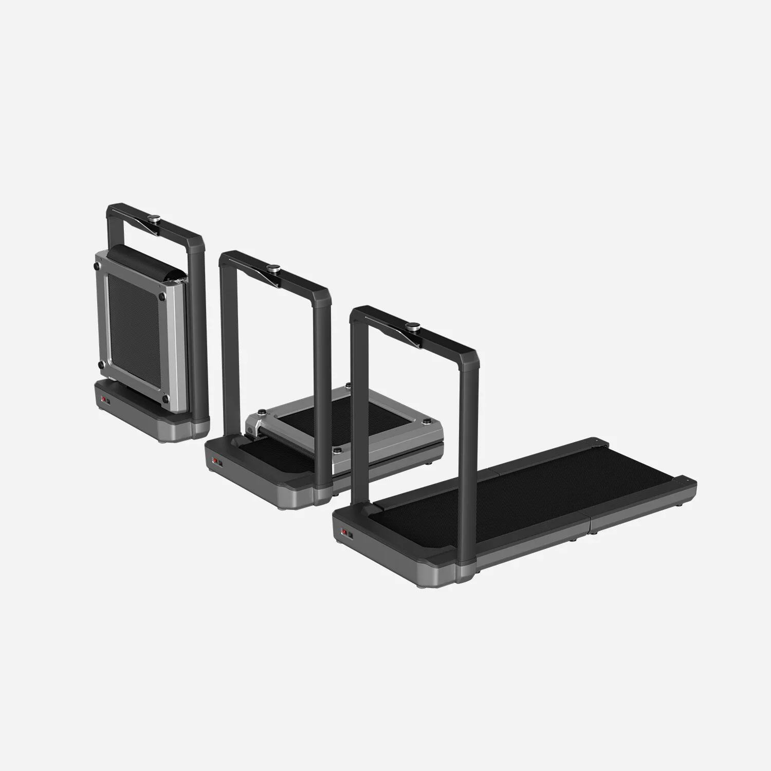Alt View 1. WalkingPad - WALKINGPAD X25 DOUBLE-FOLD RUNNING TREADMILL - Silver Gray.