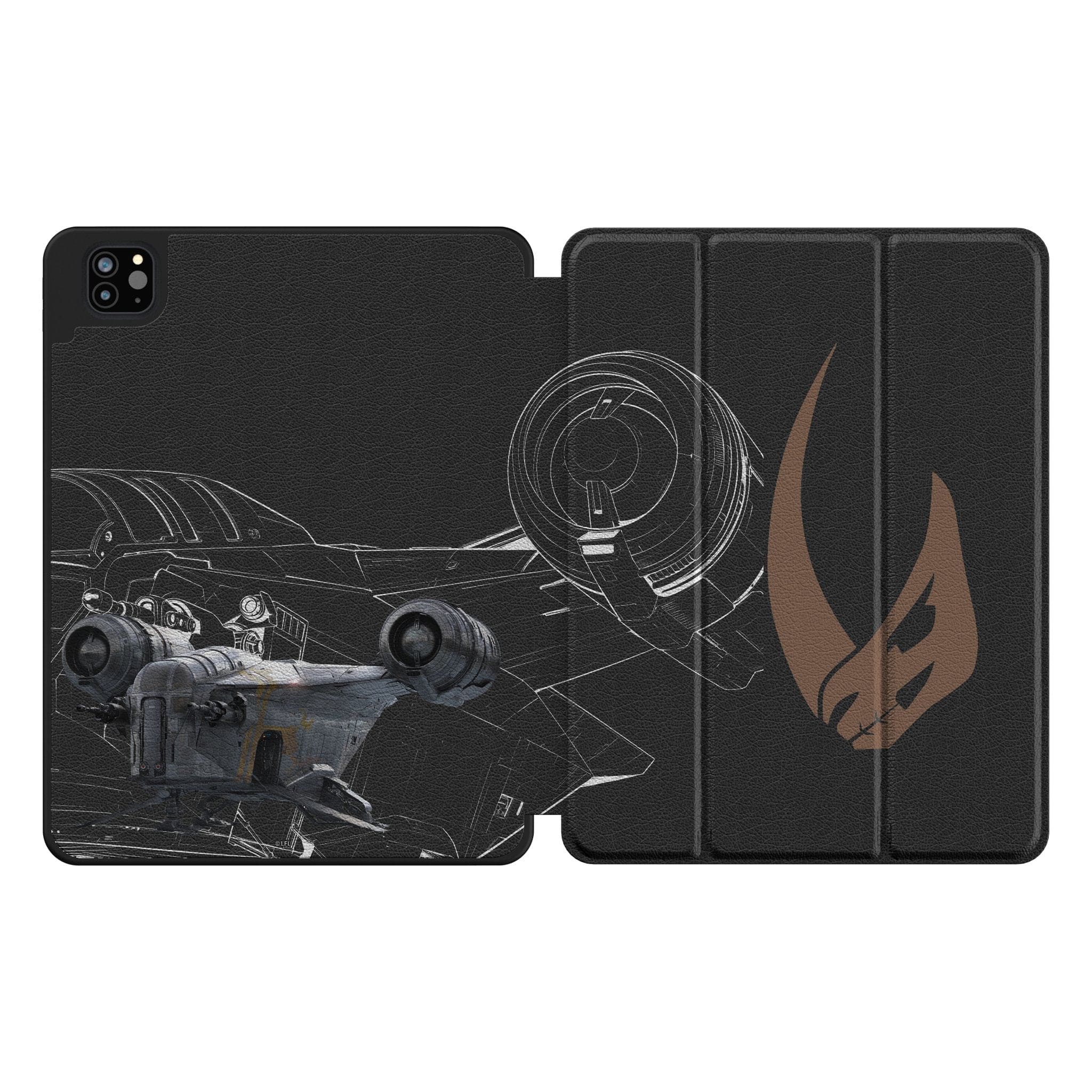 Keyscaper - Star Wars: A New Hope FactionTech Tablet Case - Apple iPad Pro 12.9in (6th/5th Gen) - Razor Crest