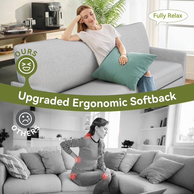 - OURS
  - Upgraded Ergonomic Softback
  - Fully Relax

- OTHERS