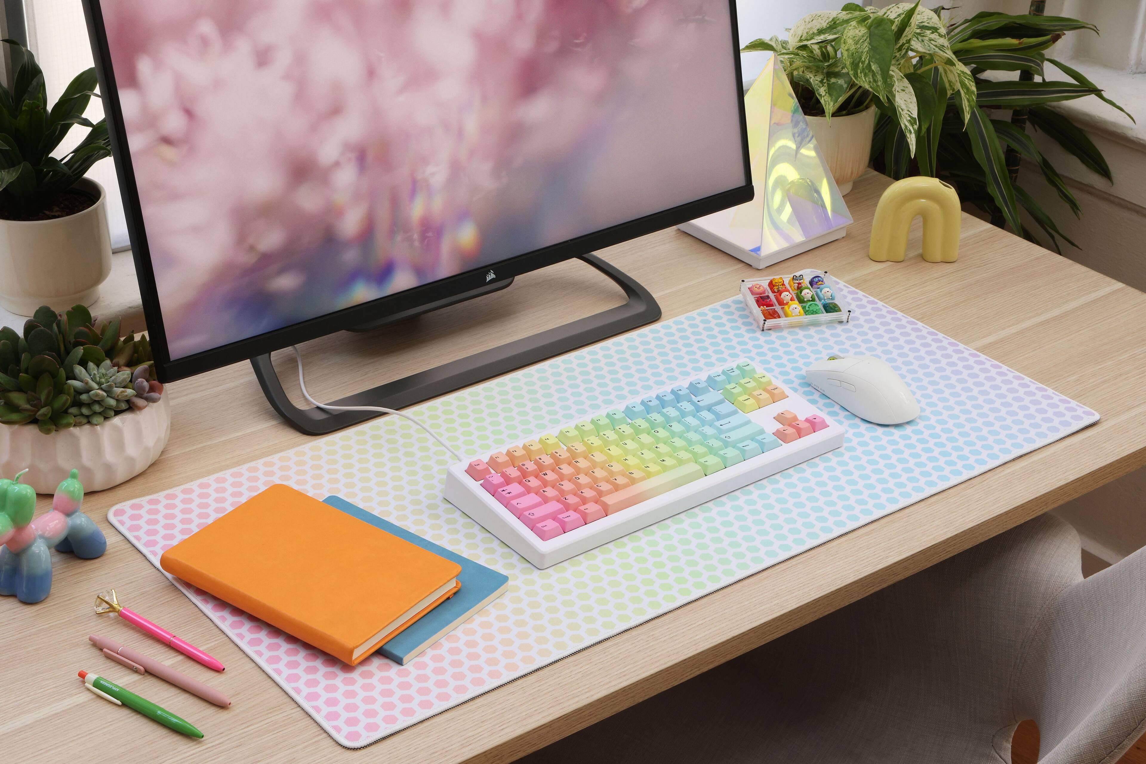 Alt View 11. DROP - CSTM80 TKL Wired Mechanical Gaming Keyboard with RGB Backlighting - Prism.