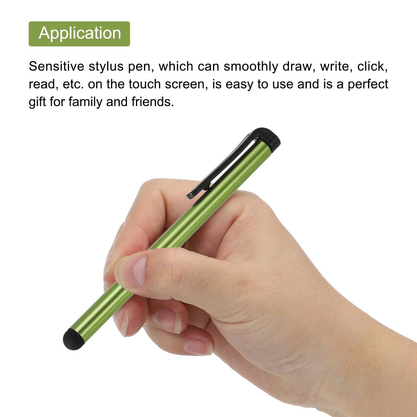Application

Sensitive stylus pen, which can smoothly draw, write, click, read, etc. on the touch screen, is easy to use and is a perfect gift for family and friends.