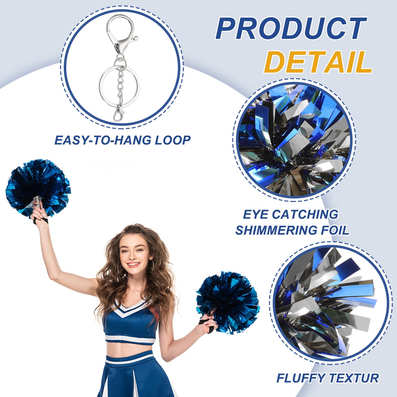 PRODUCT DETAIL

- EASY-TO-HANG LOOP
- EYE CATCHING SHIMMERING FOIL
- FLUFFY TEXTURE