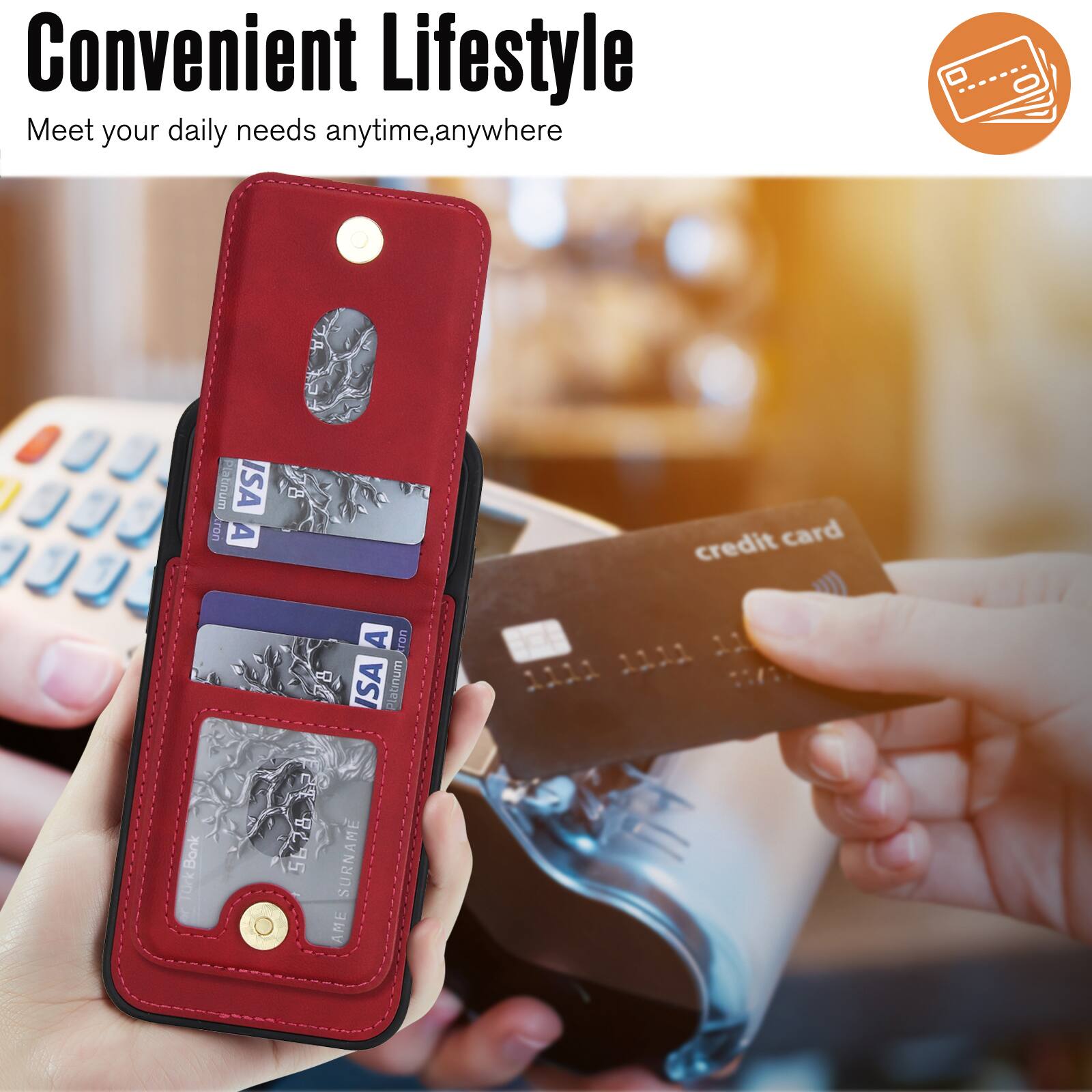 Convenient Lifestyle  
Meet your daily needs anytime, anywhere  

Platinum ISA  
Aron A  
Credit Card  
78 ISA Platinum  
3 mE2 2 5678  
SURNAME AME 2222