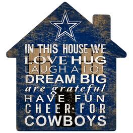 Fan Creations - Dallas Cowboys 12'' Team House Sign - Multicolor
