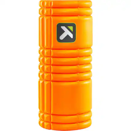 Front. TriggerPoint - TriggerPoint GRID 1.0 Foam Massage Roller - Orange - Orange.