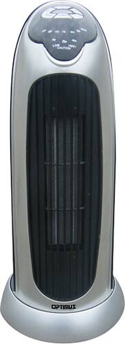 Optimus - Oscillating Tower Heater - Silver