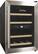 Angle Standard. Vinotemp - 12-Bottle Wine Cooler with Dual Temperature Zones - Black.
