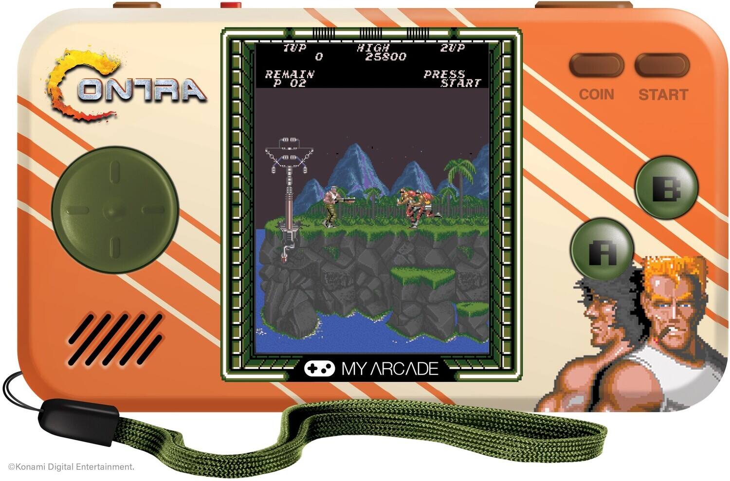 DGUNL-3281 Contra Pocket Player Handheld Portable Game System - GAMES ACCESSORIES - Other