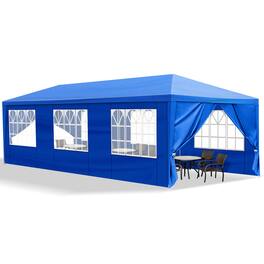 Winado - 10'x30' Gazebo Waterproof Outdoor Canopy Patio Tent Party Tent - Blue