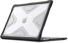 Front. Fintie - Rugged Case for MacBook Air 15 Inch A3448 A3241 A3114 A2941 (2023 2024 2025 2026 Release) Heavy Duty Hard Shell Cover - Clear.