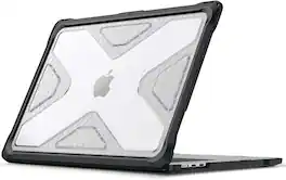 Fintie - Rugged Case for MacBook Air 15 Inch A3448 A3241 A3114 A2941 (2023 2024 2025 2026 Release) Heavy Duty Hard Shell Cover - Clear
