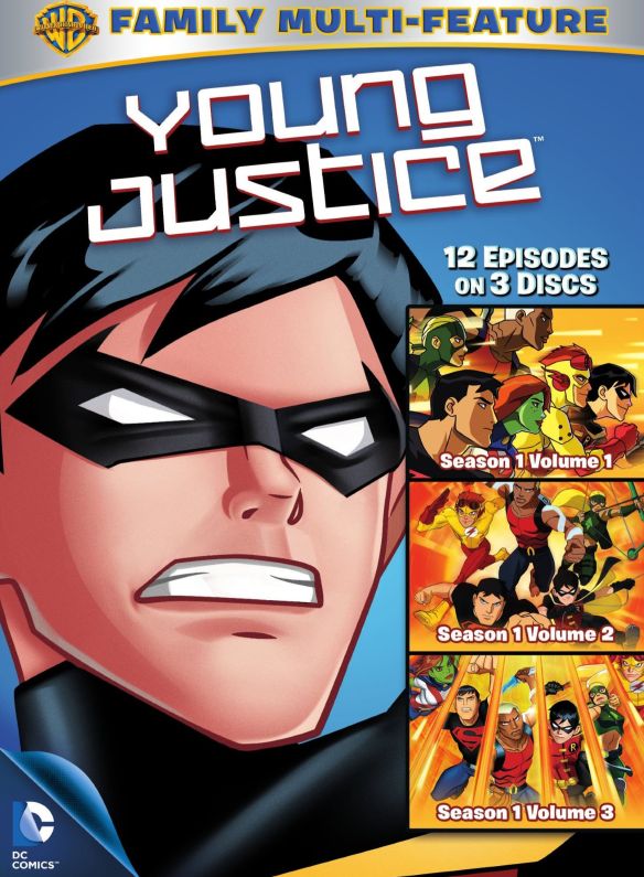  Young Justice: 12 Episodes [3 Discs] [DVD]