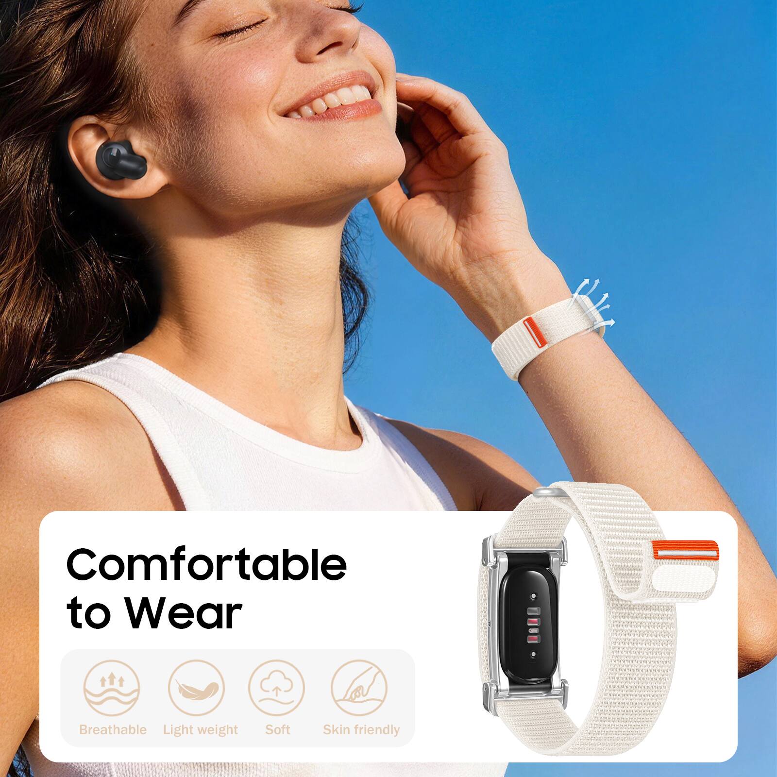 Comfortable to Wear

- Breathable
- Light weight
- Soft
- Skin friendly