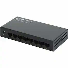 Eaton Tripp Lite Series 8-Port 10/100/1000 Mbps Desktop Gigabit Ethernet Unmanaged Switch, Metal Enclosure - 8 Ports - Black
