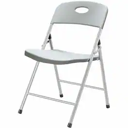 Lorell - Heavy duty Translucent Folding Chairs Seat Color Plastic Material Back 4 / Carton - Clear