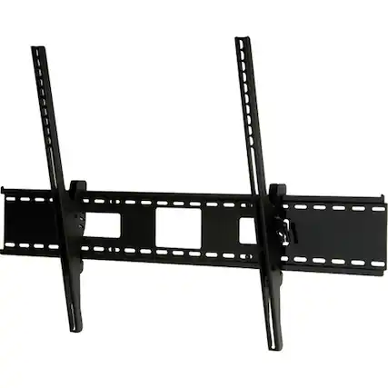 Front. Peerless - 60"-98" Tilt Wall Mount with Security Screws ST680 - Black.